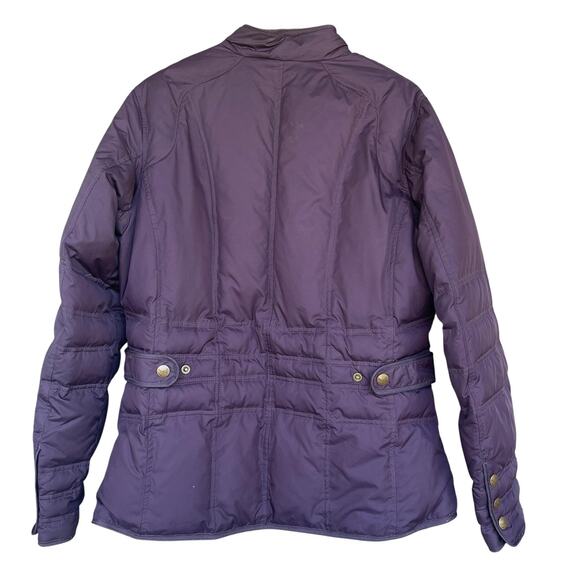 Eddie Bauer Jacket Womens Medium Purple Down Quilted Puffer Full Zip Winter Coat - Picture 2 of 9
